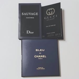 3 Men's Perfume Samples